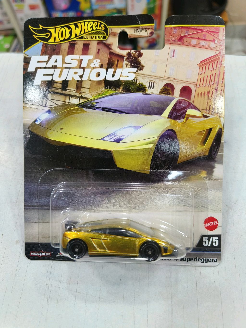 Hot Wheels Fast & Furious Lamborghini Gallardo LP 570-4 Superleggera – Premium | Real Riders | Metal/Metal