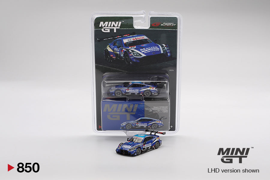 MINI GT #850 Nissan Z GT500 #24 REALIZE CORPORATION ADVAN Z – 1:64 Diecast