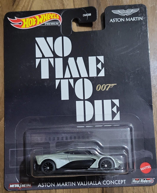 Hot Wheels Premium Aston Martin Valhalla Concept – No Time To Die | Real Riders | Metal/Metal