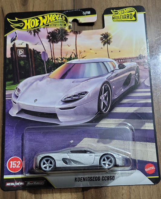Hot Wheels Boulevard Koenigsegg CC850 – Premium | Real Riders | Metal/Metal