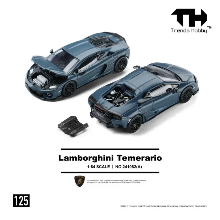 Trends Hobby Lamborghini Temerario – 1:64 Premium Diecast Model