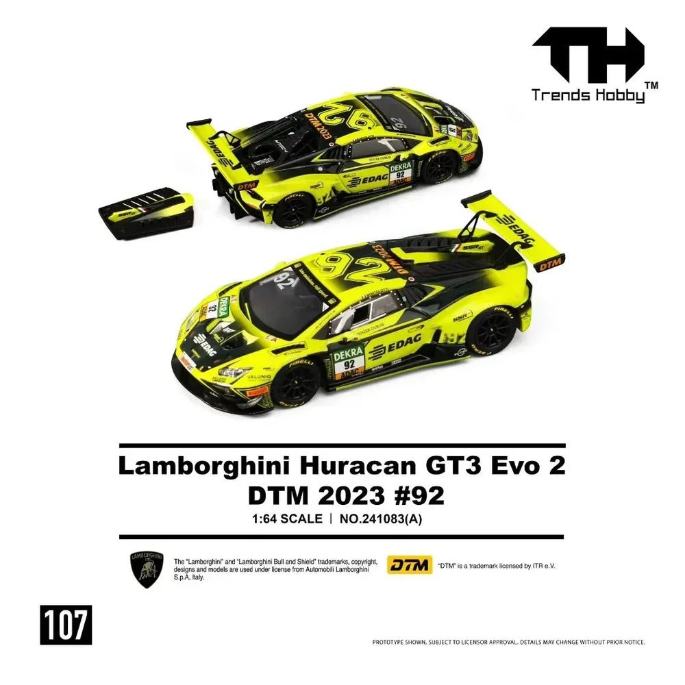 Trends Hobby Lamborghini Huracán GT3 EVO – 1:64 Premium Diecast Model