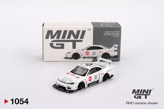 MINI GT #1054 Nissan S15 Silvia LB-Super Silhouette ATHLETE  1:64 Diecast