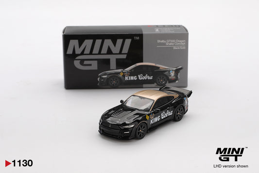 MINI GT #1130 Shelby GT500 Dragon Snake Concept Black/Gold – 1:64