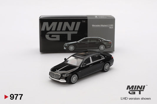 MINI GT #977 Mercedes-Maybach S 680 Black – 1:64 Diecast