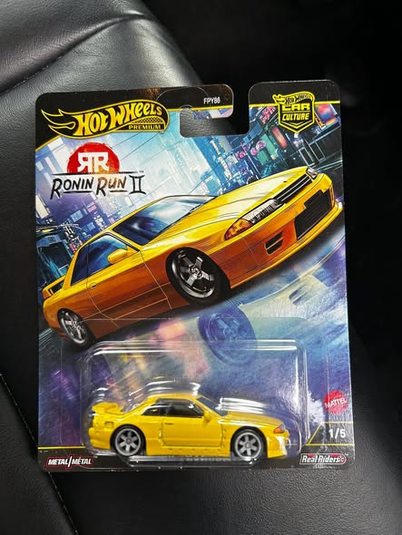 Hot Wheels Ronin Run II Nissan Skyline GT-R (BNR32) – Premium | Real Riders | Metal/Metal
