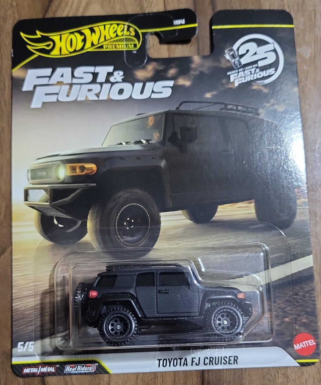 Hot Wheels Fast & Furious Toyota FJ Cruiser – Premium | Real Riders | Metal/Metal