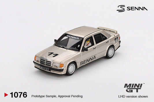 MINI GT #1076 Mercedes-Benz 190E 2.3-16 #11 Ayrton Senna 1984 – 1:64 Diecast