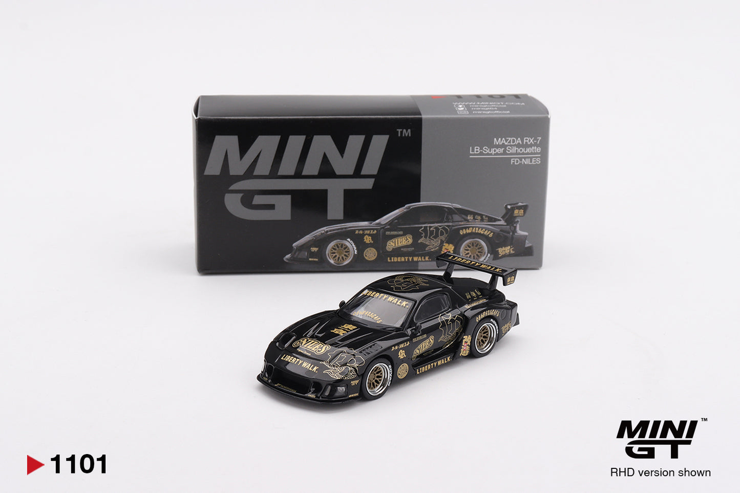 MINI GT #1101 Mazda RX-7 LB Super Silhouette FD Niles – 1:64 Diecast