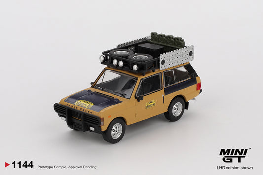MINI GT #1144 Range Rover 1981 Camel Trophy Sumatra Winner – 1:64 Diecast