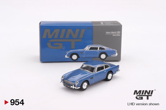 MINI GT #954 Aston Martin DB5 Sierra Blue  1:64 Diecast